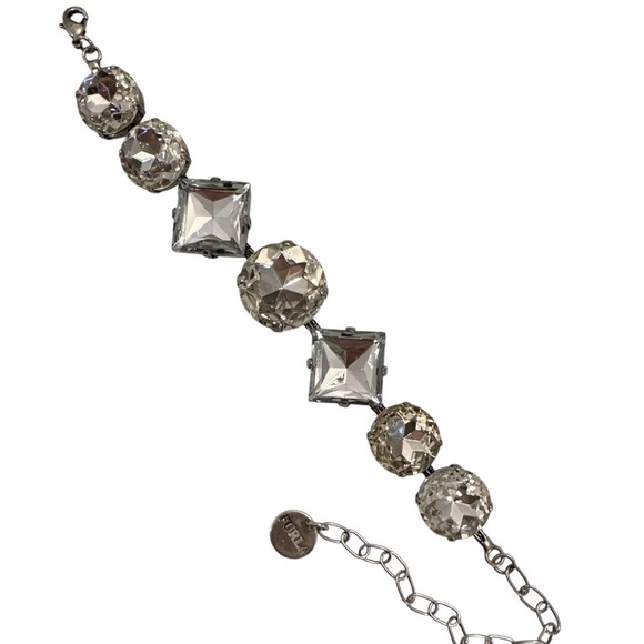 Furla | Vintage | Stunning Crystal Stone & Silver Bracelet - Picture 2 of 16